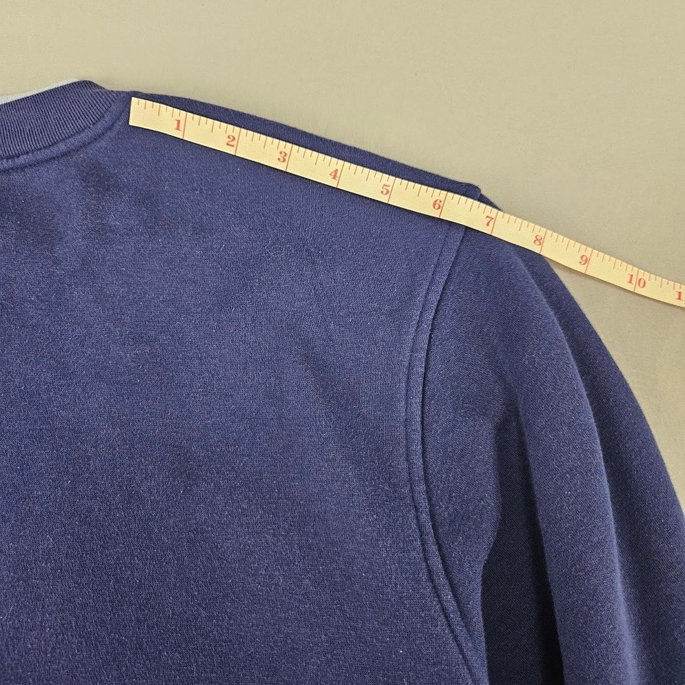 EXTRA SHENANIGANS | Polar Bear Winter Button Front Sweatshirt Navy Blue 3X VTG - Picture 14 of 14